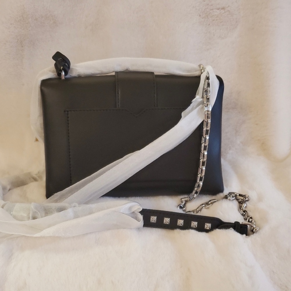 Michael Kors Black Studded Cece Crossbody Shoulder Bag - Picture 8 of 12